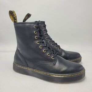 Dr. Martens Zavala Mens 9 Womens 10 Boots PU Coated Leather Easy Clean LIKE NEW